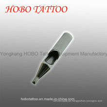 Pontas de aço inoxidável curtas não descartáveis ​​duráveis ​​da tatuagem